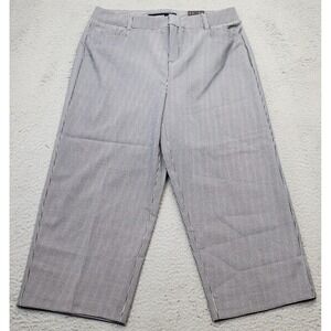 Torrid Cropped Pants Women's 10 Multi Houndstooth Wide-Leg We Swear By The Fit